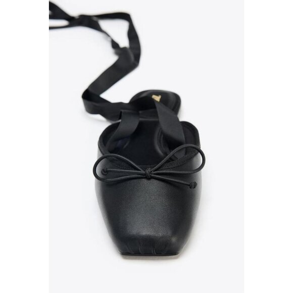 ZARA FLAT SLINGBACK BALLET FLATS - Picture 5 of 6